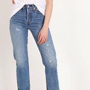 Levi Wedgie Straight Jeans